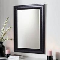 Yearn Mirrors Yearn Textured Framed Mirror Black 79X64Cm