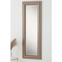 Classic Champagne Beaded Mirror 131x47cm