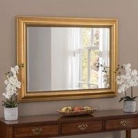 Yearn Mirrors Yearn Classic Beaded Wall Mirror Gold 76.2 X 104.1Cms