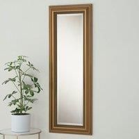 Classic Gold Beaded Mirror 131x47cm