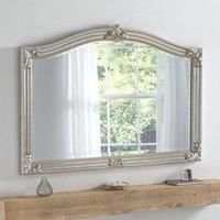 Classic Arched Mantle Mirror Silver 130(w)x89cm(h)