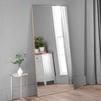 Large Full Length Minimal Mirror In Gold 180X90CM
