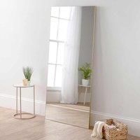 Yearn Mirrors Large Full Length Rectangular Mirror Gold