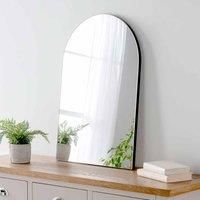 Yearn Mirrors Yearn Minimal Arch Mirror Black 75 X 50cm