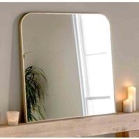 Yearn Mirrors Yearn Minimal Mantle Mirror Gold 100X100Cm