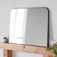 Yearn Mirrors Yearn Minimal Mantle Mirror Black 110 w X 80Cm h