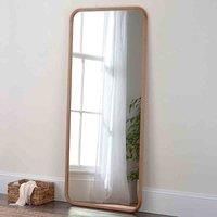 Yearn Mirrors Yearn Solid Oak Curved Framed Full Length Mirror 180X80Cm