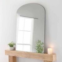 Yearn Mirrors Yearn Delicacy Large Mantle Mirror Silver Plain 91 X 120cm