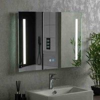 Yearn Mirrors Yearn Classic Led Landscape Bathroom Mirror With Anti-fog 80 w x60Cm h