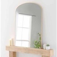 Yearn Mirrors Yearn Simplicity Mantle Large Mirror Gold Plain 92 X 121cm