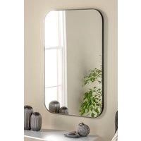 Yearn Mirrors Yearn Solid Dark Wood Arched Full Length Mirror 180X80Cm