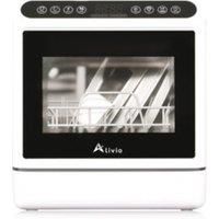 Mini Dishwasher with 5L Water Tank & 5 Smart Programs