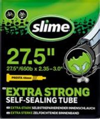 Slime 30099 Bike Inner Tube with Slime Puncture Sealant, Self Sealing, Prevent and Repair, Presta Valve 27.5 x 1.5-2.3, Black