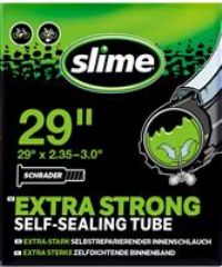 Slime 30100 Bike Inner Tube with Slime Puncture Sealant, Self Sealing, Prevent and Repair, Schrader Valve 29 x 2.35-3.0, Black