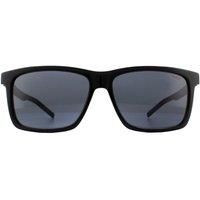 Rectangle Black Grey Sunglasses
