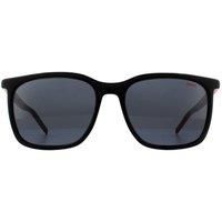 Square Black Red Grey Sunglasses