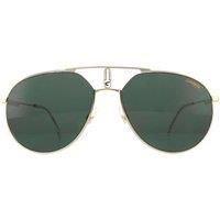 New CARRERA 1025/S 0PEF QT Gold Green/Green 59-17-145 Sunglasses