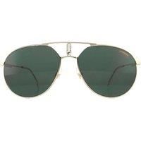 New CARRERA 1025/S 0PEF QT Gold Green/Green 59-17-145 Sunglasses