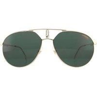 New CARRERA 1025/S 0PEF QT Gold Green/Green 59-17-145 Sunglasses