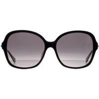 Kate Spade Kaiya Polarized Women's Black Squared Butterfly Sunglasses 0807-WJ