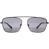 Polaroid Men's Aviator Ruthenium Grey Grey Polarized PLD 6131/S