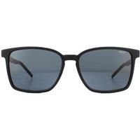 Square Matte Black Grey Sunglasses
