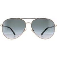 Jimmy Choo Women's Sunglasses Gold/Black Metal Aviator Frame DEVAN/S 0RHL 9O
