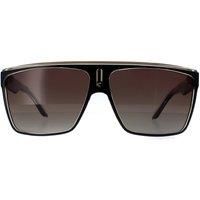 Shield Black Gold Brown Polarized 22 Sunglasses