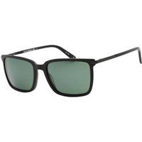 Banana Republic Green Pz Lensed Matte Black Sunglasses