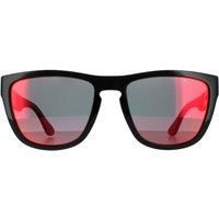 Square Black Red Mirror Sunglasses