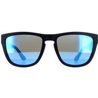 Tommy Hilfiger Men's Square Matte Blue Blue Mirror Sunglasses