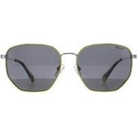 POLAROID PLD 6214/S/X Sunglasses, Yellow Palladium, 56