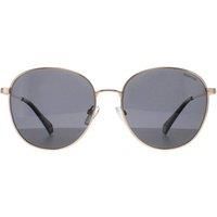 Round Gold Grey Grey Polarized PLD 6215/S/X