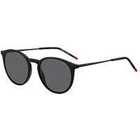 HUGO Men/'s Hg 1286/S Sunglasses, Oit/Ir Black Red, 37