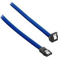 CABLEMOD ModMesh 60 cm Right Angle SATA 3 Cable - Blue, Blue