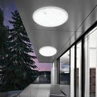 led Three Anticeiling Light Ultrathin Circular Waterproof Bathroom Bathroom Balcony Kitchen and
