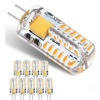 G4 LED Light Bulbs Warm/Cold White 2700K-6000K 3W Equivalent to 30W Non-Dimmable T3 Halogen Track Bi-Pin Base 12V Lamp 10Pack