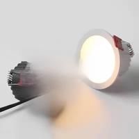 Round Anti-Glare Led SMD2835 Recessed Downlights 7w 10w Hole Size 7cm Ceiling Lamp Spotlights for Indoor Lighting