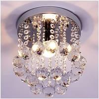 SUNMEIYI crystal ceiling light E27 bulb 80V265V living room, dining room, hallway light, room light
