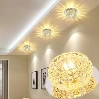 LED Surface Crystal Ceiling Lamps Home Improvement Hallway Kitchen Study Aisle Loft Decorative