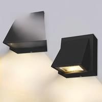 LED Aluminum Waterproof Wall Lamp, Modern Outdoor Wall Washer, 5W Wall Mount Outdoor Security