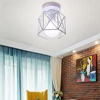 Modern Nordic White LED Ceiling Light Lighting Industrial Vintage Loft Ceiling Lmap Shade Home