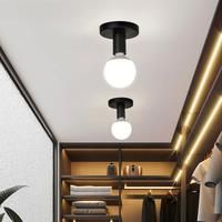 Minimalist Black E27 Ceiling Light Modern Nordic Retro Iron lamp Decor For Living Room Bedroom
