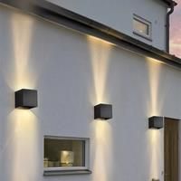 SUNMEIYI 12W LED Wall Light Outdoor Waterproof IP65 Porch Garden Wall Lamp Sconce Balcony Terrace