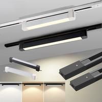 Modern Minimalist LED Track Long Floodlight Rail Type Surface Mounted Adjustable Household and