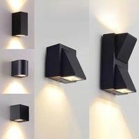 Aluminium Wall Lamp Waterproof Outdoor LED Wall Light IP65 Garden Lighting Lamp for Sconce Balcony