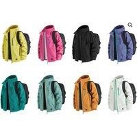 Unisex Green Unisex Outdoor Waterproof & Windproof Hooded Jacket - 6 Sizes & 7 Colours - Perfect for Hiking, Camping & Outdoor Sports