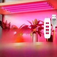 LED Plant Grow Lights Full Spectrum USB Hydroponics Fill Lamp Bar Growth Box Succulent Cultivate