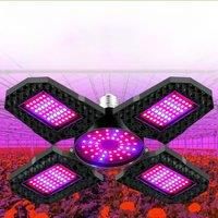 E27/E26 LED Plant Grow Lights Full Spectrum Greenhouse Vegetable Cultivation Lamp For Indoor Flower