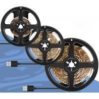 LED Strip Light DC5V Flexible Tape Lamp Waterproof Wardrobe Bedside Stair TV Backlight Decor 0.5M 1M